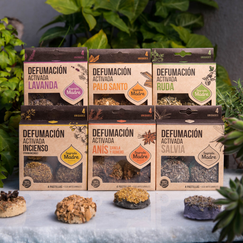 Pastillas de defumación activada